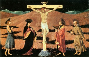  Paolo Canvas - Crucifixion early Renaissance Paolo Uccello